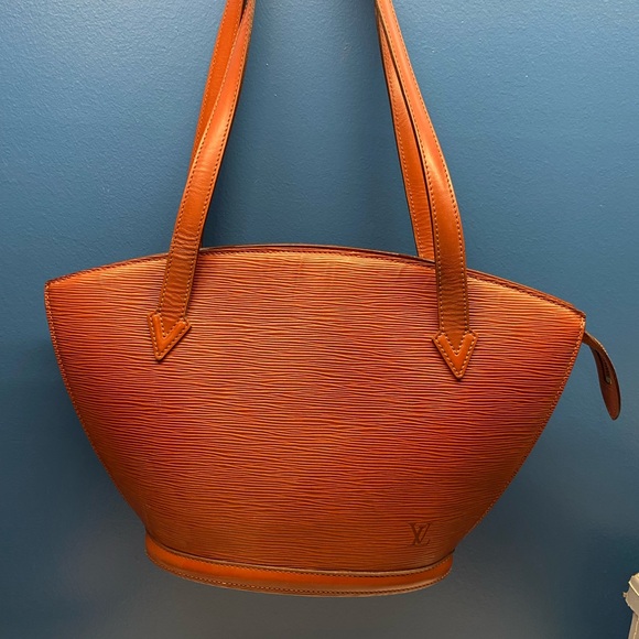 Louis Vuitton Handbags - Vintage Louis Vuitton Epi St Jacques Kényan Fawn Leather Tote Handbag (1998)